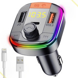 Transmissor Fm Bluetooh Veicular Rádio Carregador Pd Usb C
