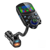 Transmissor Fm Bluetooth Sem Fio Para Carro Com Viva voz