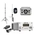 Transmissor Para Rádio Fm 15w Com Usb E Tripé Para Eventos