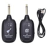 Transmissor Receptor Sem Fio Para Guitarra Kit De Conjunto De Acessórios Recarregável Para Sistema De Guitarra Sem Fio Recarregável