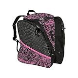 TRANSPACK Mochila Unissex Para Adultos Resistente à água Resistente Leve De 33 Litros Para Skate No Gelo Bolsa Transporte Patins Capacete E Equipamentos Gelo Arranhado Rosa