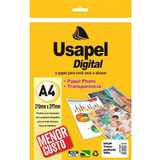 Transparência A4 Inkjet Jato De Tinta Sem Tarja C  10fls