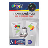 Transparência A4 Off Paper Com Tarja 150 Micra 50 Folhas