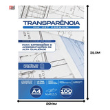 Transparência Sem Tarja Ink Jet A4   50 Folhas Jato De Tinta