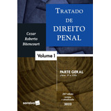 Tratado De Direito Penal 1 Parte Geral 28 Edição 2022 De Bitencourt Editorial Saraiva Educação S A Tapa Mole En Português 2022