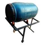 Tratador Misturador De Sementes Manual Tambor 80 Litros
