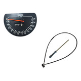 Tratômetro Conta Giros Trator Ford 5600 6600 Kit Cabos