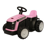Trator A Bateria Para Crianças Importway Bw079 Cor Rosa 110v 220v