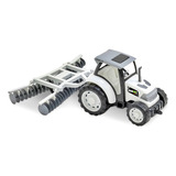 Trator Brinquedo Miniatura Arado Hastes Articulada Retráteis