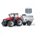 Trator Brinquedo Miniatura Magnum Case 380 Carreta Tanque