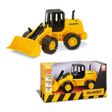 Trator Brinquedo Pá Carregadeira Escavadeira 41cm Silmar