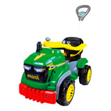 Trator Carrinho Infantil De Passeio Maral Agro Verde Pedal