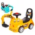 Trator De Brinquedo Escavadeira Gigante Veículo Infantil Cor Amarelo