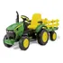 Trator Elétrico John Deere Ground Force 12v Com Carretinha