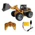 Trator Escavadeira 1:18 Controle Remoto 35cm Empilhadeira