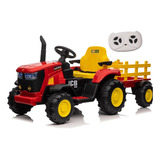 Trator Infantil Elétrico Com Controle Remoto Carretinha