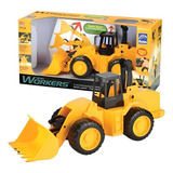 Trator Workers Carregadeira Infantil Menino Roma