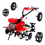 Tratorito Gasolina 7hp Arado Reversível Roda Ferro Eixo Ki2