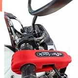 Trava Anti Furto Para Motos Scooters E ATVs Com 2x Chaves   Travamento No Guidão   Praticidade E Segurança   Cor AZUL