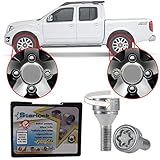 Trava Antifurto Anti Roubo De Roda Parafuso Porca Farad Starlock Nissan Frontier 1998 à 2018 Com Mais De 10 000 Segredos R1 E