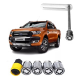 Trava Antifurto De Rodas E Estepe Ford Ranger 2016 Adiante