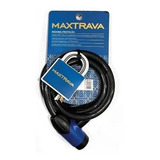 Trava Cadeado Espiral 12x1850mm Fumê (max405)