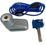 Trava Cadeado Tranca Freio Disco Roda Moto 5 5 Mm Anti Furto