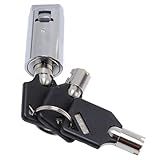 Trava Da Máquina De Venda Automática Cffuvros Com 3 Teclas- Trava De Cilindro Tubular De Liga De Zinco Para Máquinas De Venda