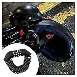 Trava De Capacete De Motocicleta Com Trava De Combinação Travas Retráteis Para Motocicletas E Acessórios De Capacete De Motocicleta Travas De Capacete Multiuso Para Motocicletas E Bicicletas