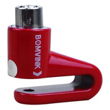 Trava De Disco À Prova D Água Liga Impermeável Resistente Cor Vermelho