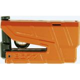 Trava De Disco C Alarme Abus 8077 Laranja