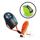 Trava De Disco Kovix Laranja Fluorescent Kn1 S Alarme