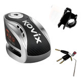 Trava De Disco Moto Motoqueiro Kovix Knx 6 C Alarme Top