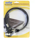 Trava De Segurança Para Notebook Com Chave 1 5 Metros Feasso