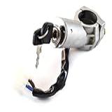 Trava Direção C Comutador Cilindro Ignição Chaves Compatível Com Fiat 147