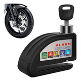 Trava Disco De Freio Cadeado Alarme Sonoro Antifurto Moto