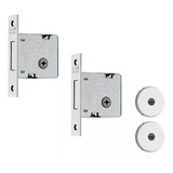 Trava Fechadura Auxiliar Stam 1004 Par Inox 4 Chaves Tetra
