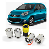 Trava Porca Parafuso Antifurto D Roda Nissan March Até 2020