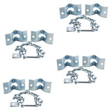 Trava Porta Flexível Para Carroceria Sider Kit 4un