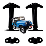 Trava Prendedor Capo Jeep Willys Cj5 preto Valor Do Par