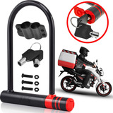 Trava Tranca Cadeado U lock Aço Antifurto Bicicleta Moto