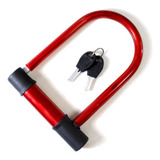 Trava Tranca Cadeado U lock Aço Antifurto Bicicleta Moto