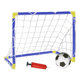 Trave Futebol Gol Kit Mini Golzinho Infantil Brinquedo Bola