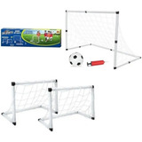 Trave Gol 2 Em 1 Futebol Infantil C Bola E Bomba Dm Toys