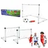 Trave Golzinho Futebol Dm Toys 2 Em 1 Com Bola Rede Bomba