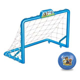 Trave Infantil Chute A Gol Azul Patrulha Canina Líder