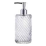 Travel Shampoo Bottles Empty Lotion Bottle With Pump Glass Shampoo Dispenser Bottles Liquid Containers For Creams Shower Body Wash Foaming Hand Soap 425ml Clear Container