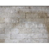 Travertino Tijolinho Brick 7x23cm Parede Fachada Santa Luzia