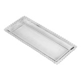 Travessa De Cristal Retangular Pearl Café 34x13 Wolff 27891