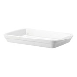 Travessa Forma Retangular Porcelana Schmidt 40cm Branca